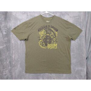 Zero Foxtrot Shirt Mens 3XL Green Short Sleeve Graphic Print Grenade Crew Neck